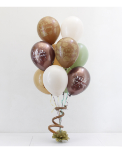 Bouquet de 10 Globos Fashion de Cumpleaños