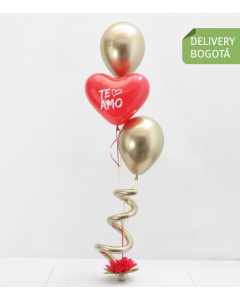 Bouquet 3 Globos Te amo