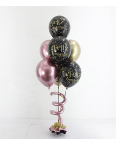 Bouquet de 7 Globos Brillantes de Cumpleaños
