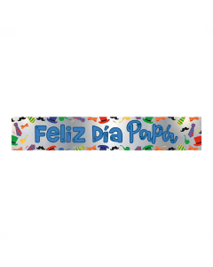 Cartel Holográfico Feliz Día Papá