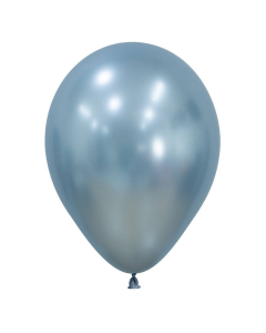 Globo de Látex Azul Ártico Silk Biodegradable, Tamaño R-12 Sempertex