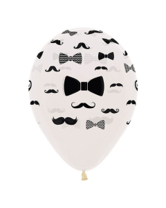 Globo Infinity Bigotes y Corbatas