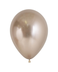 Globo de Látex Champaña Reflex Biodegradable, Tamaño R-12 Sempertex