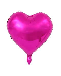 Globo Corazón Fucsia Metalizado 18”