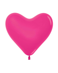 Globo Corazón Fucsia Tamaño C-12