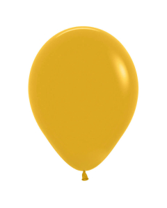 Globo de Látex Mostaza Fashion Biodegradable, Tamaño R-12 Sempertex