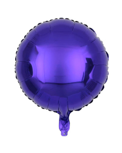Globo Redondo Púrpura Metalizado 18”
