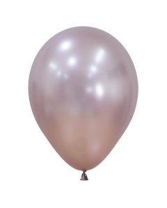 Globo de Látex Rosa Primaveral Silk Biodegradable, Tamaño R-12 Sempertex