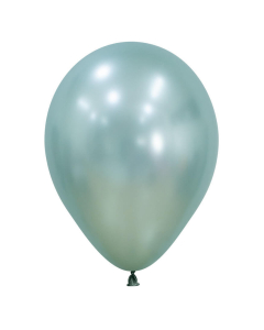 Globo de Látex Verde Menta Silk Biodegradable, Tamaño R-12 Sempertex