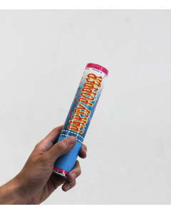 Cañon Lanzadora de Confetti Metalizado