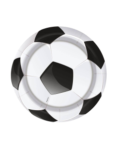 Plato de Cartón Mediano Fútbol