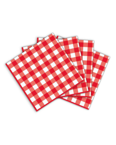 Servilleta de Papel Pequeña Picnic Roja