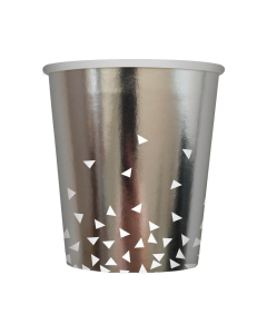 Vaso Plateado Mate
