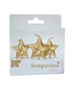 Velitas Figuras de Estrella 3D