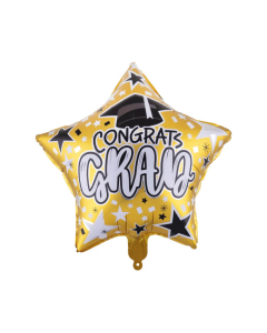Globo Microfoil Congrats Grad Estrella 18 in