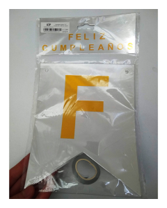 Guirnalda Espejo Feliz Cumpleaños, Cartón