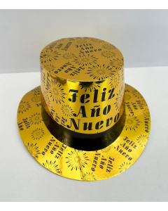 Sombrero de Copa Dorado