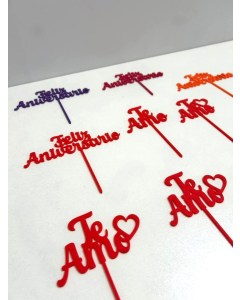 Toppers de Amor por Unidad