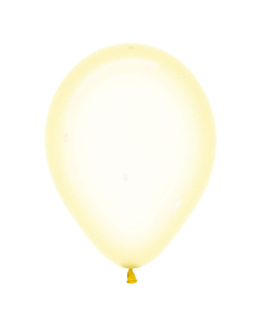 Globo Amarillo Cristal Pastel R-12 