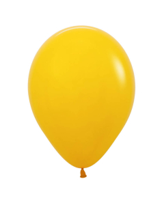 Globo de Látex Amarillo Miel Fashion Biodegradable, Tamaño R-12 Sempertex