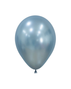 Globo de Látex Azul Ártico Silk Biodegradable, Tamaño R-12 Sempertex