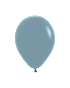 Globo de Látex Azul Pastel Dusk Biodegradable, Tamaño R-12 Sempertex