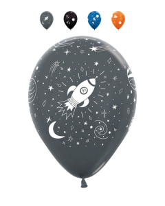 Globo Espacio Exterior Infinity Colores Metal R-12 por Unidad