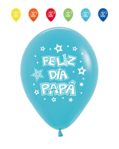 Globo impreso feliz día papá