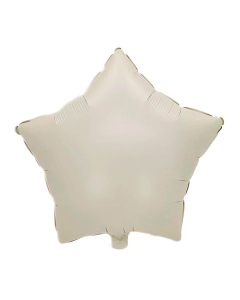 Globo Microfoil Estrella Arena Pastel 18 in