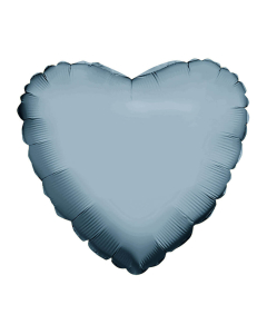 Globo Microfoil Corazón Azul Pastel 18 in