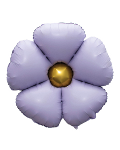 Globo Microfoil Flor Lila 27 in
