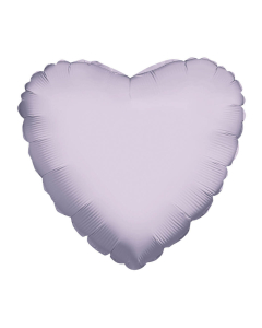 Globo Microfoil Corazón Lila Pastel 18 in