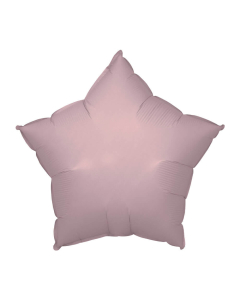 Globo Microfoil Estrella Rosado Pastel 18 in