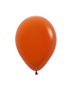 Globo de Látex Naranja Cobrizo Fashion Biodegradable, Tamaño R-12 Sempertex