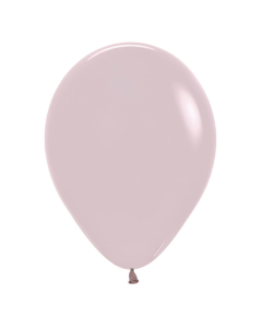 Globo de Látex Rosado Pastel Dusk Biodegradable, Tamaño R-12 Sempertex