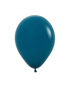Globo de Látex Turquesa Profundo Fashion Biodegradable, Tamaño R-12 Sempertex