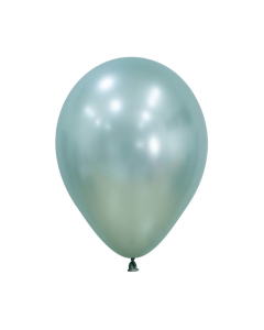 Globo de Látex Verde Menta Silk Biodegradable, Tamaño R-12 Sempertex