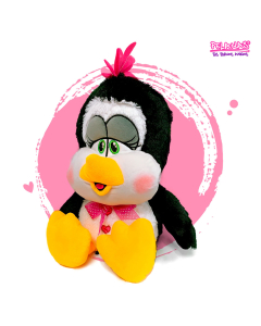Peluche Pinguina Nina Mediana Al: 33 cm