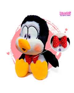 Peluche Pingüino Nino Mediano Al: 33 cm