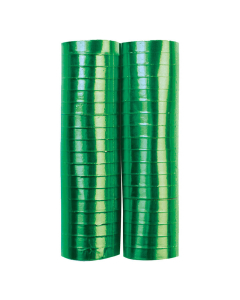 Serpentina verde metal papel 4 metros por 2 rollos