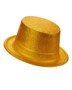 Sombrero Escarchado Dorado de Copa