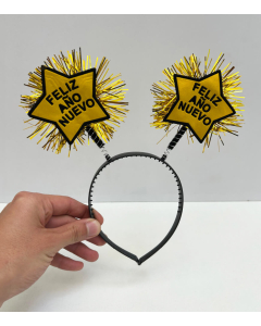Tiara Feliz Año Nuevo Estrellas x Und