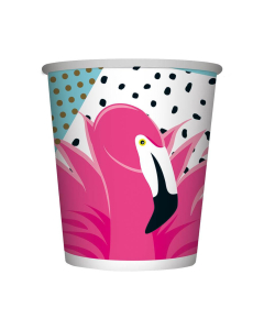 Vaso de Cartón Mediano Flamingo