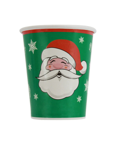 Vaso en cartón de Feliz Navidad de 9 onzas