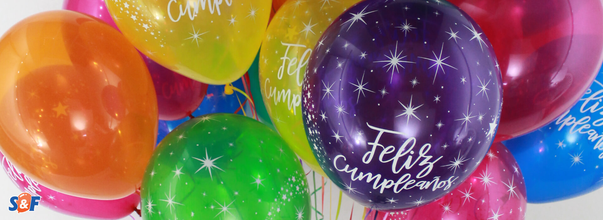 Globos de látex y más para celebrar