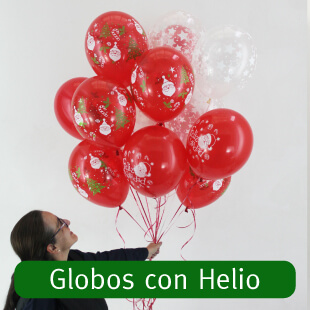 Globos con Helio Certificado para las novenas, navidad y fin de año
