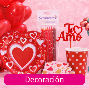 Decoración para san valentin