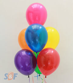 Globos cristal inflados con Helio Certificado