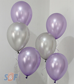 Globos satin inflados con Helio Certificado