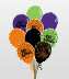 Lluvia de 12 Globos Halloween